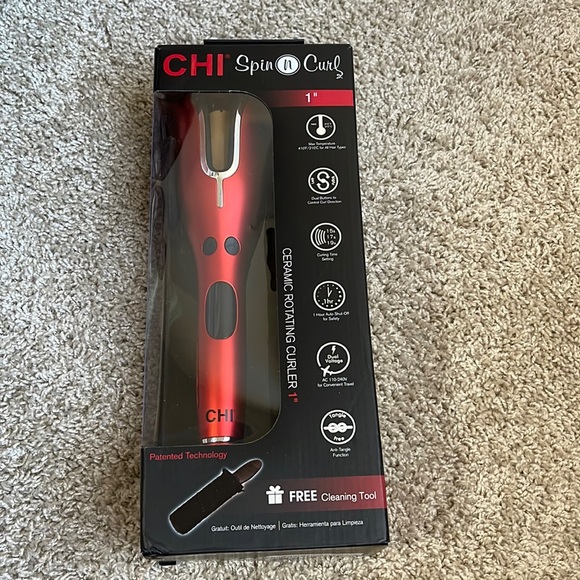 CHI Other - NIB Chi Air Spin N Curl 1” Ruby Red